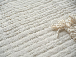 Exquisite Rugs Cabrini Modern 6480 White Area Rug Lifestyle Image Feature