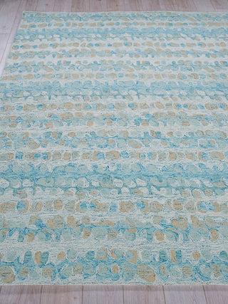 Exquisite Rugs Colorplay 6494 Navy Area Rug Closeup Image