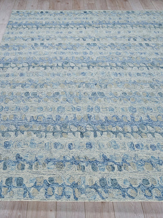 Exquisite Rugs Colorplay 6495 Navy Area Rug Closeup Image