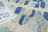 Exquisite Rugs Colorplay 6506 Navy/Beige Area Rug Lifestyle Image Feature