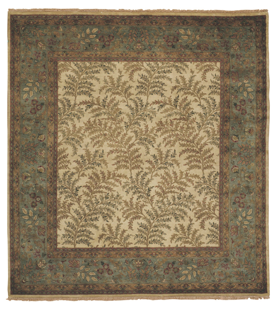 Exquisite Rugs Polonaise 6515 Light Green Area Rug main image
