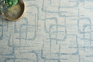 Exquisite Rugs Breeze 6536 Light Blue Area Rug Detail Image