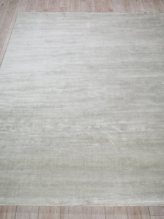 Exquisite Rugs Velutto Modern 6538 Light Silver Area Rug Closeup Image