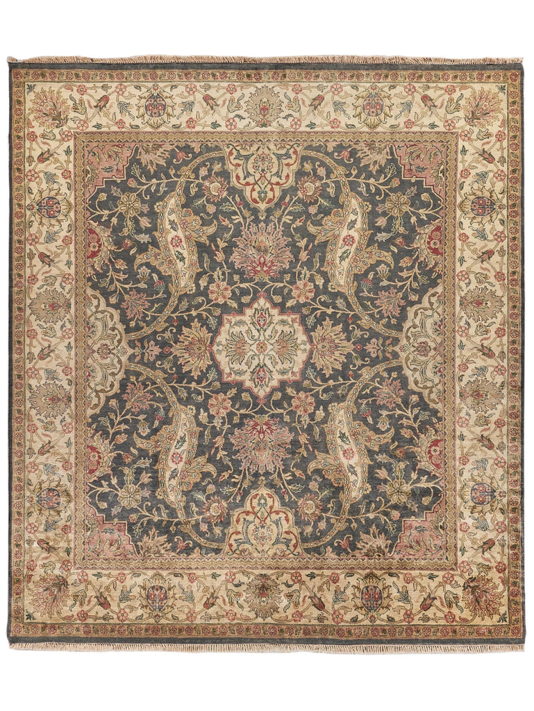 Exquisite Rugs Polonaise 6558 Black Area Rug main image