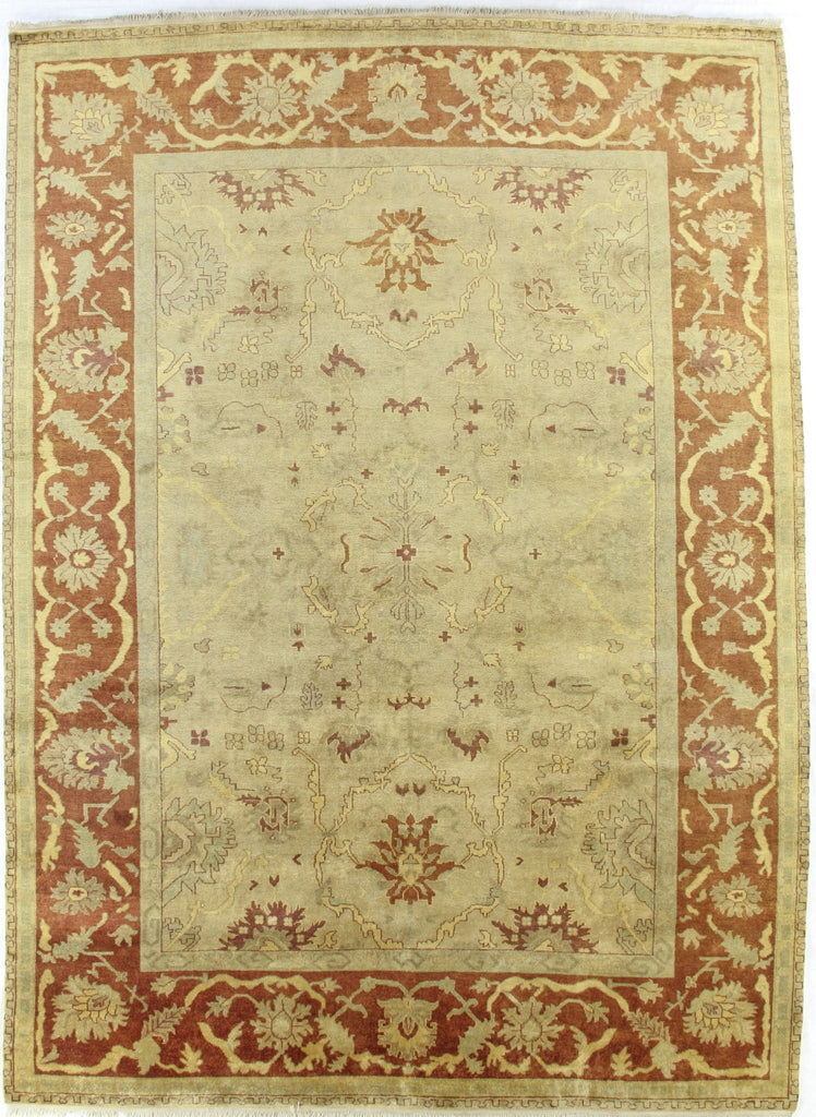 Exquisite Rugs Antique Weave Oushak 6564 Gold/Rust Area Rug main image