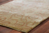 Exquisite Rugs Metro 6577 Wheat Area Rug Corner Image