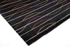 Exquisite Rugs Metropolitan 6583 Black Area Rug Corner Image