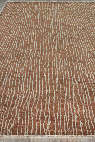Exquisite Rugs Soho 6597 Brown Area Rug Closeup Image