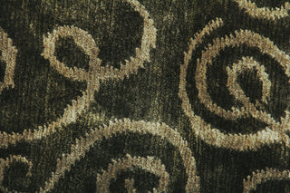 Exquisite Rugs Metro 6652 Sage Green Area Rug Closeup Image
