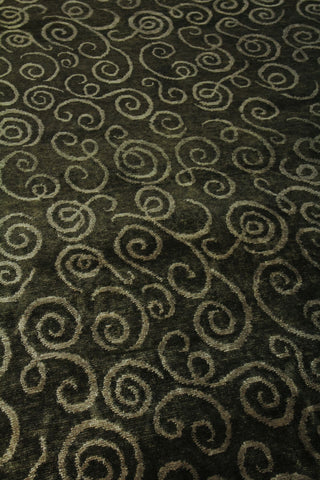 Exquisite Rugs Metro 6652 Sage Green Area Rug Detail Image