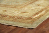 Exquisite Rugs Antique Weave Ziegler 6657 Blue/Beige Area Rug Corner Image