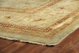 Exquisite Rugs Antique Weave Ziegler 6657 Blue/Beige Area Rug Corner Image