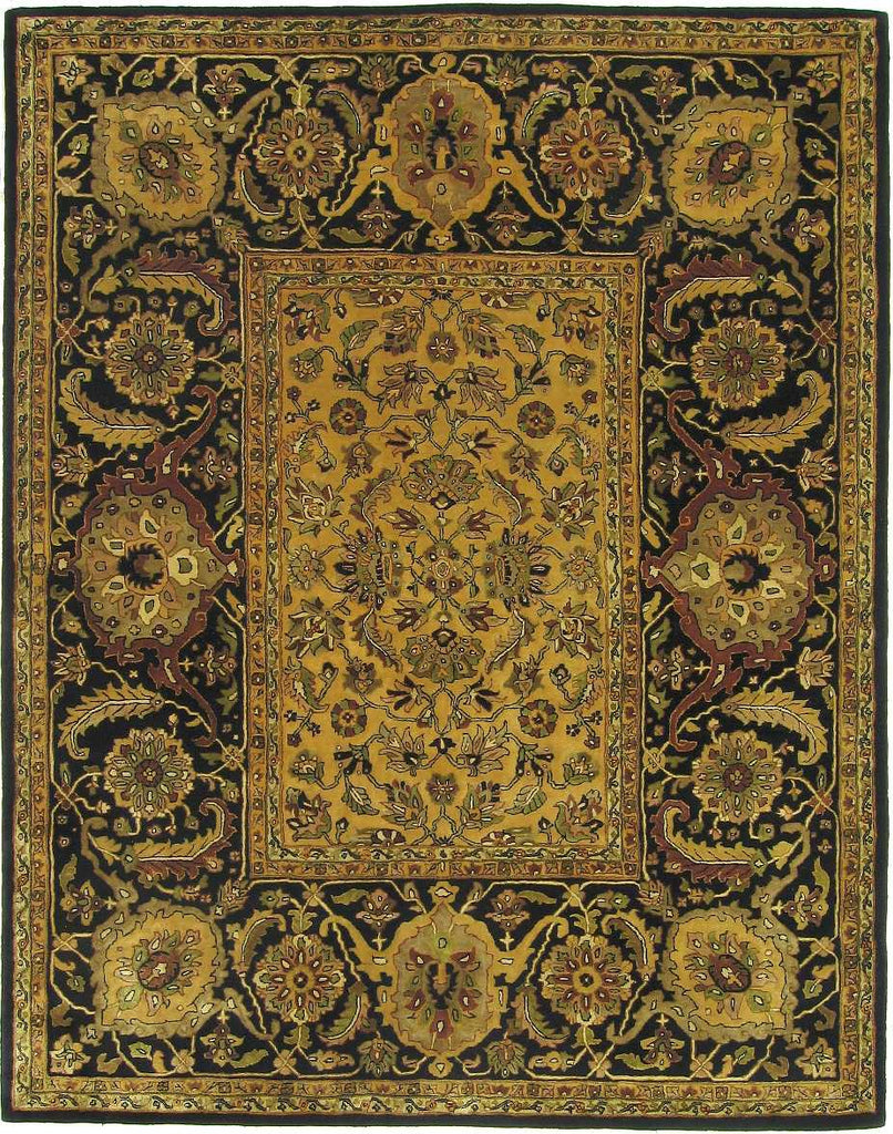 Exquisite Rugs Tufted Tabriz 6660 Gold/Black Area Rug main image