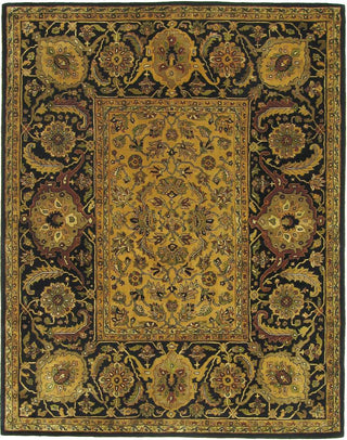 Exquisite Rugs Tufted Tabriz 6660 Gold/Black Area Rug main image