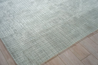 Exquisite Rugs Cabrini Modern 6730 Light Silver Area Rug Corner Image