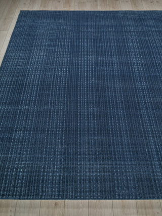Exquisite Rugs Cabrini Modern 6731 Navy Area Rug Closeup Image
