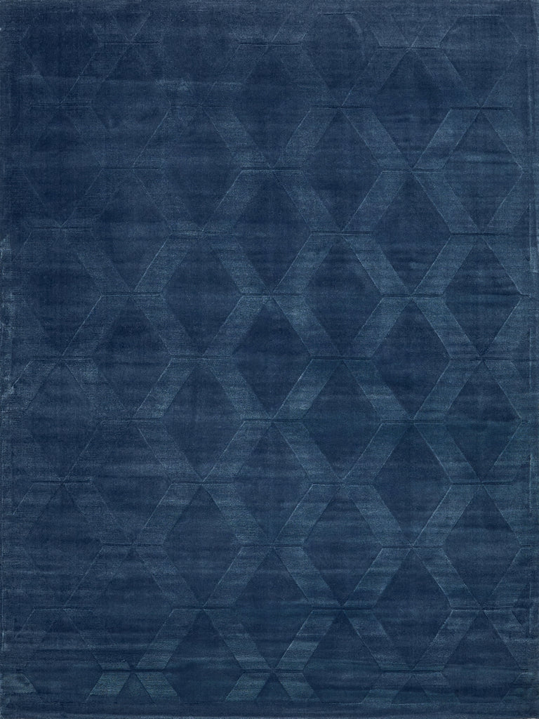 Exquisite Rugs Brunello Modern 6737 Navy Area Rug main image
