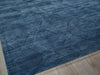 Exquisite Rugs Brunello Modern 6737 Navy Area Rug Corner Image