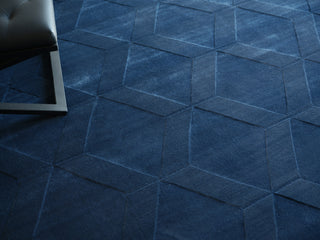 Exquisite Rugs Brunello Modern 6737 Navy Area Rug Detail Image