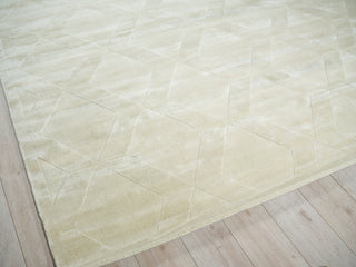 Exquisite Rugs Brunello Modern 6739 Light Beige Area Rug Corner Image