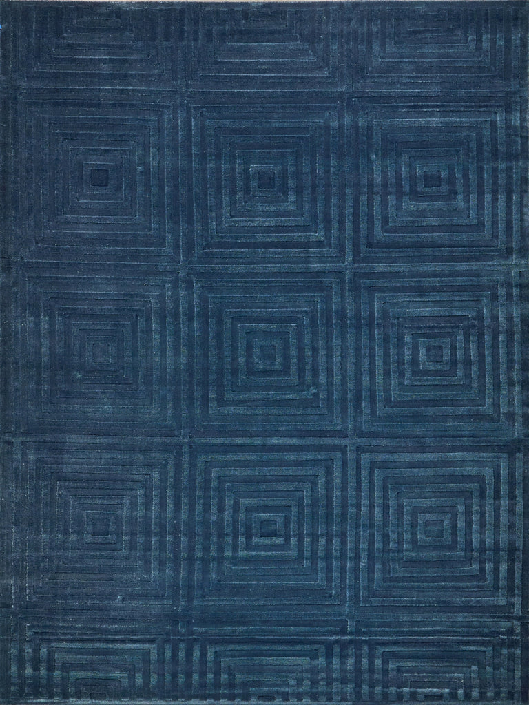 Exquisite Rugs Tovello Modern 6748 Navy Area Rug main image