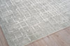 Exquisite Rugs Camora Modern 6753 Light Silver Area Rug Corner Image