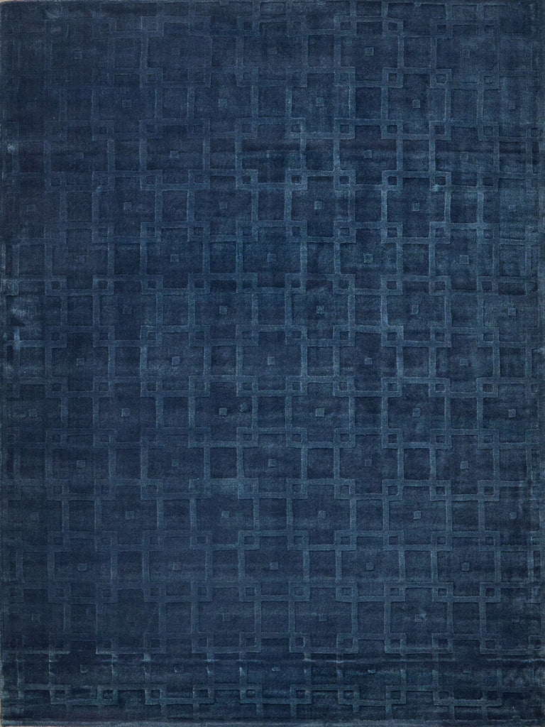 Exquisite Rugs Camora Modern 6754 Navy Area Rug main image