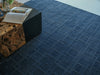 Exquisite Rugs Camora Modern 6754 Navy Area Rug Lifestyle Image Feature