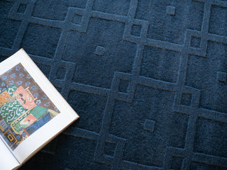 Exquisite Rugs Camora Modern 6754 Navy Area Rug 