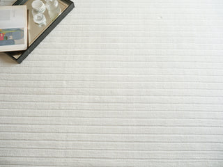 Exquisite Rugs Amani Modern 6763 White Area Rug Lifestyle Image Feature
