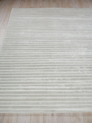 Exquisite Rugs Amani Modern 6764 Light Silver Area Rug Closeup Image