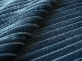 Exquisite Rugs Amani Modern 6765 Navy Area Rug Lifestyle Image Feature