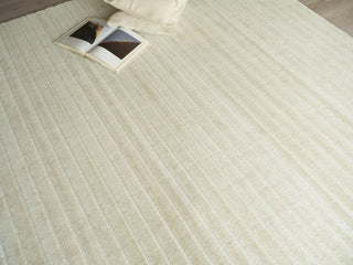 Exquisite Rugs Amani Modern 6767 Beige Area Rug Lifestyle Image Feature