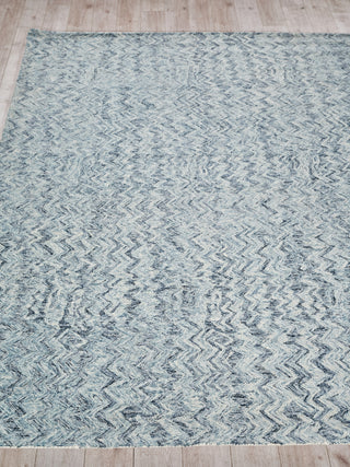 Exquisite Rugs Veneta 6772 Blue Area Rug Closeup Image