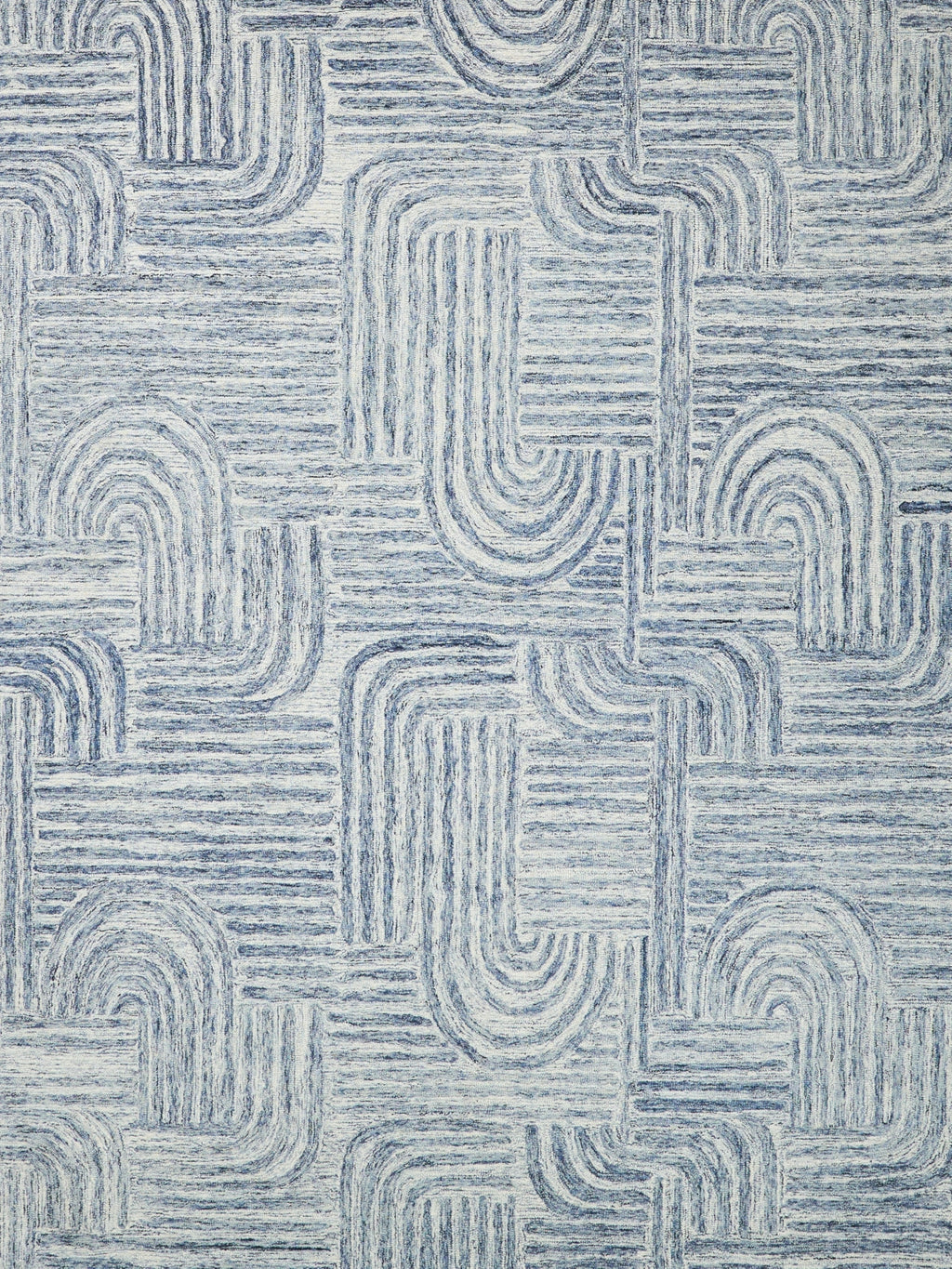 Blue Print Rug Texture Exquisite Rugs Juno 6775 Blue/Ivory Area Rug – Incredible Rugs and Decor