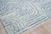 Exquisite Rugs Juno 6775 Blue/Ivory Area Rug Corner Image