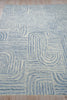 Exquisite Rugs Juno 6775 Blue/Ivory Area Rug Closeup Image