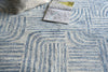 Exquisite Rugs Juno 6775 Blue/Ivory Area Rug Detail Image