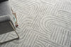 Exquisite Rugs Juno 6776 Gray/Ivory Area Rug Lifestyle Image Feature