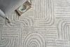 Exquisite Rugs Juno 6776 Gray/Ivory Area Rug Detail Image