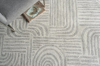 Exquisite Rugs Juno 6776 Gray/Ivory Area Rug Detail Image