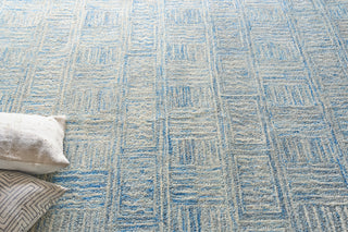 Exquisite Rugs Naturals 6778 Blue/Ivory Area Rug Detail Image