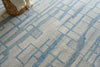 Exquisite Rugs Naturals 6780 Blue/Ivory Area Rug Detail Image