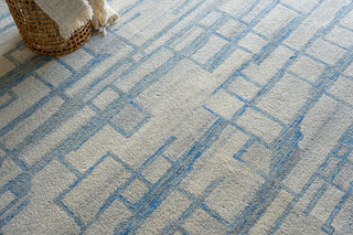 Exquisite Rugs Naturals 6780 Blue/Ivory Area Rug Detail Image