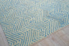 Exquisite Rugs Naturals 6783 Blue/Ivory Area Rug Corner Image