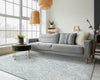 Exquisite Rugs Naturals 6783 Blue/Ivory Area Rug Lifestyle Image Feature