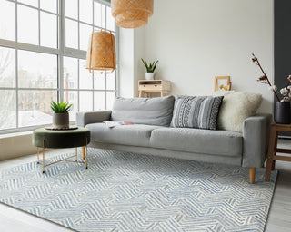 Exquisite Rugs Naturals 6783 Blue/Ivory Area Rug Lifestyle Image Feature