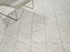 Exquisite Rugs Kascata 6786 Silver/Ivory Area Rug Lifestyle Image Feature