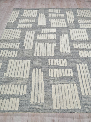 Exquisite Rugs Naturals 6787 Ivory/Silver Area Rug Closeup Image