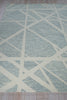 Exquisite Rugs Miami 6791 Silver/Ivory Area Rug Closeup Image